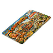 Fiese Longsight Postkarten-Magnet Magnet (Linke Seite)