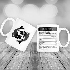 Fieß Zodiac-Zeichen mit nährstoffreichen Fakten, Jumbo-Tasse