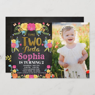 Fiesta-2. Geburtstags-Einladung Einladung
