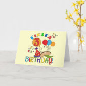 Fiesta 3. Geburtstag T - Shirt und Geschenke Karte (Gelbe Blume)