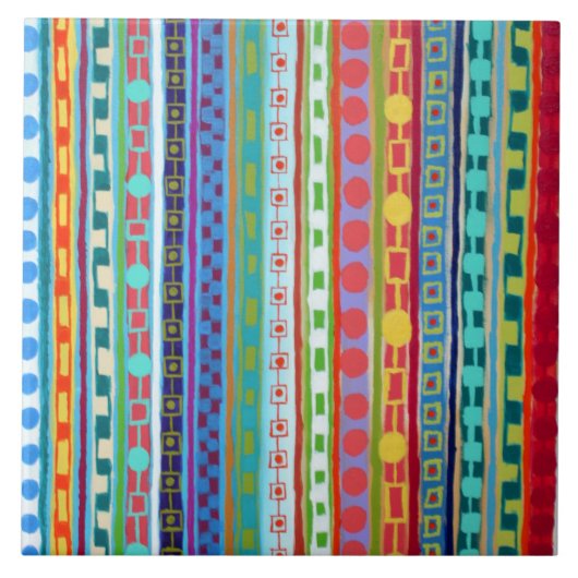 Fiesta 6 x 6 Keramiken Fliese (Vorderseite)