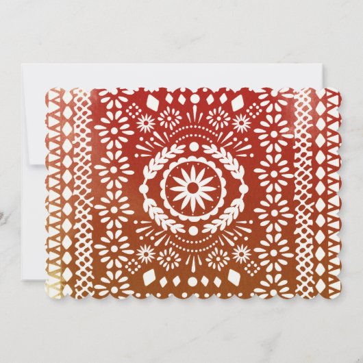 Fiesta-Abschluss-Einladungtaco-Kampf Einladung (Rückseite)