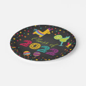 Fiesta Abschluss Plate - Klasse 2022 Pappteller (Schrägansicht)