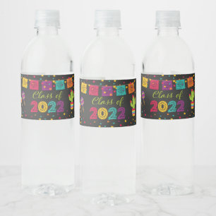 Fiesta Abschluss Wasserflasche Wasserflaschenetikett