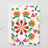 Fiesta Abschlussfeier, mexikanischer Abschluss Einladung (Rückseite)