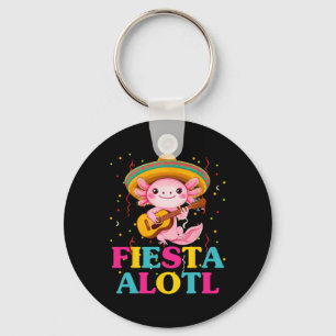 Fiesta Alotl Cinco de Mayo Axolotl mit Sombrero A Schlüsselanhänger