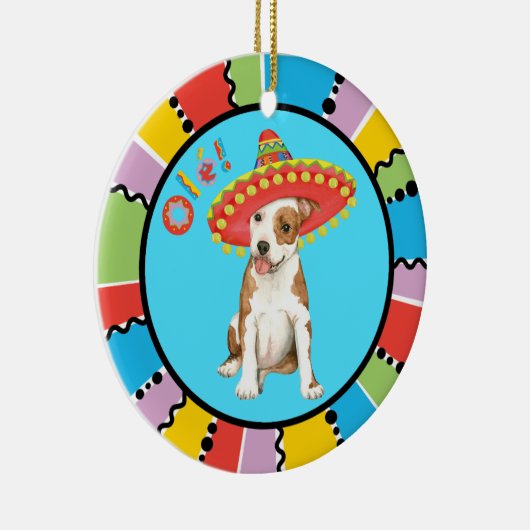 Fiesta Am Staff Keramik Ornament (Rechts)