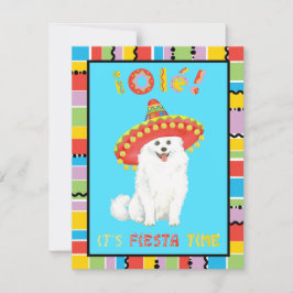 Fiesta American Eskimo Dog Einladung