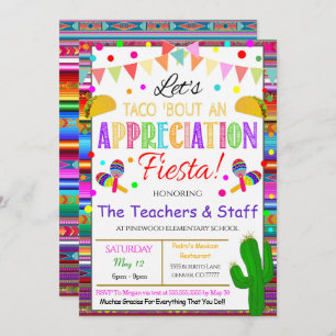 Fiesta Appreciation Einladung