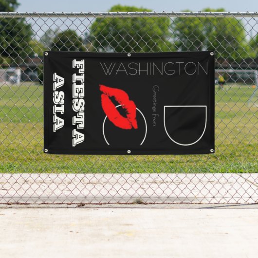 Fiesta Asia Washington DC Red Lipstick Kiss Banner (Insitu)