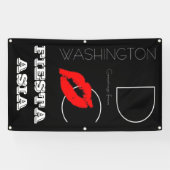 Fiesta Asia Washington DC Red Lipstick Kiss Banner (Horizontal)