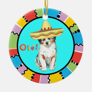 Fiesta Aussie Keramik Ornament