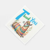 Fiesta Baby Boy Muchacho Shower Partyware Llama Serviette (Ecke)