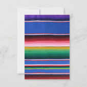 Fiesta Baby Dusche Danke Karte (Rückseite)