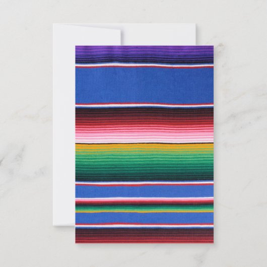 Fiesta Baby Dusche Danke Karte (Rückseite)