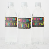 Fiesta Baby Dusche Wasser Flasche Etikett (Flaschen)