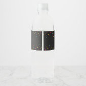 Fiesta Baby Dusche Wasser Flasche Etikett (Rückseite)
