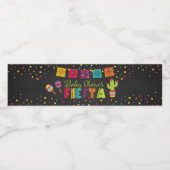 Fiesta Baby Dusche Wasser Flasche Etikett (Einzelnes Label)