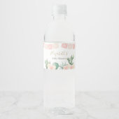 Fiesta Baby Dusche Wasserflasche Taco Bout A Baby Wasserflaschenetikett (Vorderseite)