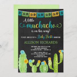 Fiesta Baby Duschjunge kleine Muchacho Einladung