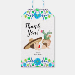 Fiesta Baby Muchacho Favor Tag Geschenkanhänger