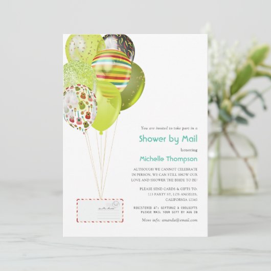 Fiesta Baby oder Brautparty per Mail Einladung (Stehend Vorderseite)