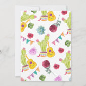 Fiesta Baby Shower Einladung (Rückseite)