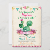 Fiesta Baby Shower Einladung (Vorderseite)