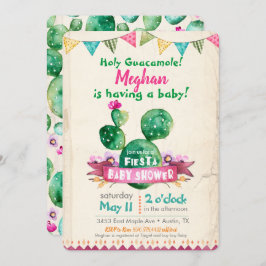 Fiesta Baby Shower Einladung