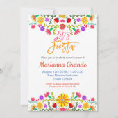 Fiesta Baby Shower Einladung (Vorderseite)