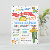 Fiesta Baby Shower Einladung (Stehend Vorderseite)
