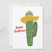 Fiesta Baby Shower Einladung (Rückseite)