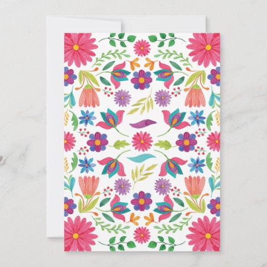 Fiesta Baby Shower Einladung (Rückseite)