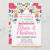 Fiesta Baby Shower Einladung (Vorne/Hinten)