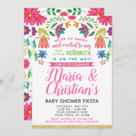 Fiesta Baby Shower Einladung