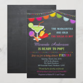 Fiesta Baby Shower Einladung / Babydusche Einladun (Vorne/Hinten)