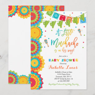 Fiesta Baby Shower Einladung Boy Fiesta Dusche