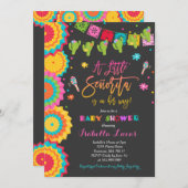 Fiesta Baby Shower Einladung Mexican Baby Shower (Vorne/Hinten)