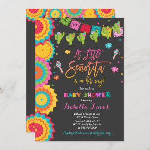 Fiesta Baby Shower Einladung Mexican Baby Shower