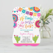 Fiesta Baby Shower Einladung Mexican Baby Shower (Stehend Vorderseite)