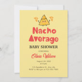 Fiesta Baby Shower Einladung Nacho Average Dusche (Vorderseite)