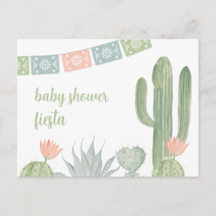 Fiesta Baby Shower Einladung Postkarte
