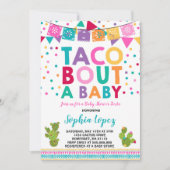 Fiesta Baby Shower Einladung Taco Bout A Baby (Vorderseite)