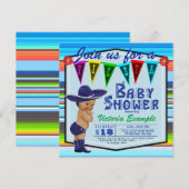 Fiesta Baby Shower Einladungen (Vorne/Hinten)