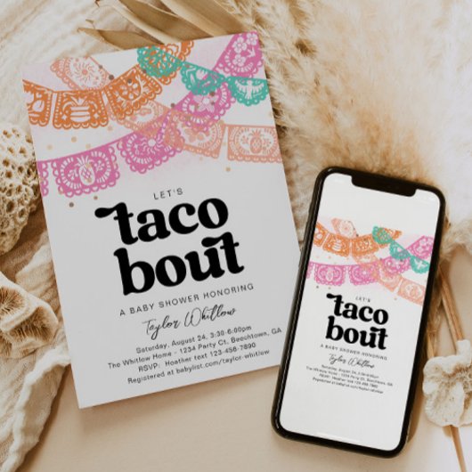 Fiesta Baby Shower Einladungen