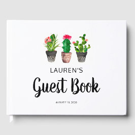 Fiesta Baby Shower Guest Book, Cactus Gästebuch