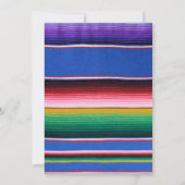 Fiesta Baby Shower Invasion - Floral Sombrero Ta Einladung (Rückseite)