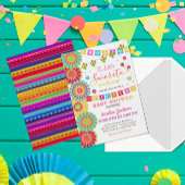 Fiesta Baby Shower Invitation Girl Fiesta Dusche Einladung