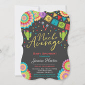 Fiesta Baby Shower Invitation Nacho Average Shower Einladung (Vorderseite)