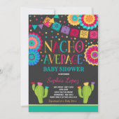 Fiesta Baby Shower Invitation Nacho Average Shower Einladung (Vorderseite)